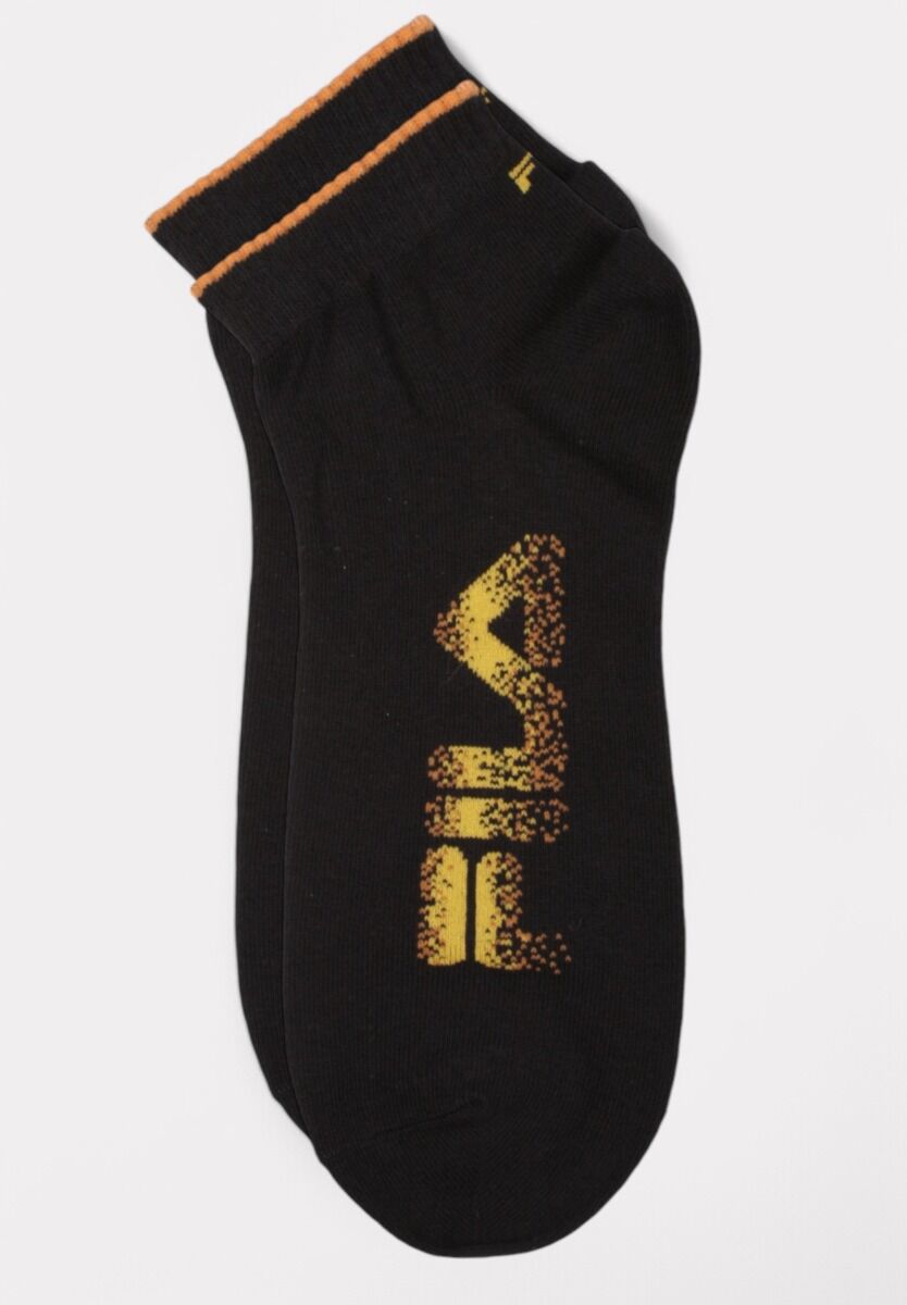  Fila Lifestyle Quarter Socks Fashion Black 3 τεμάχια