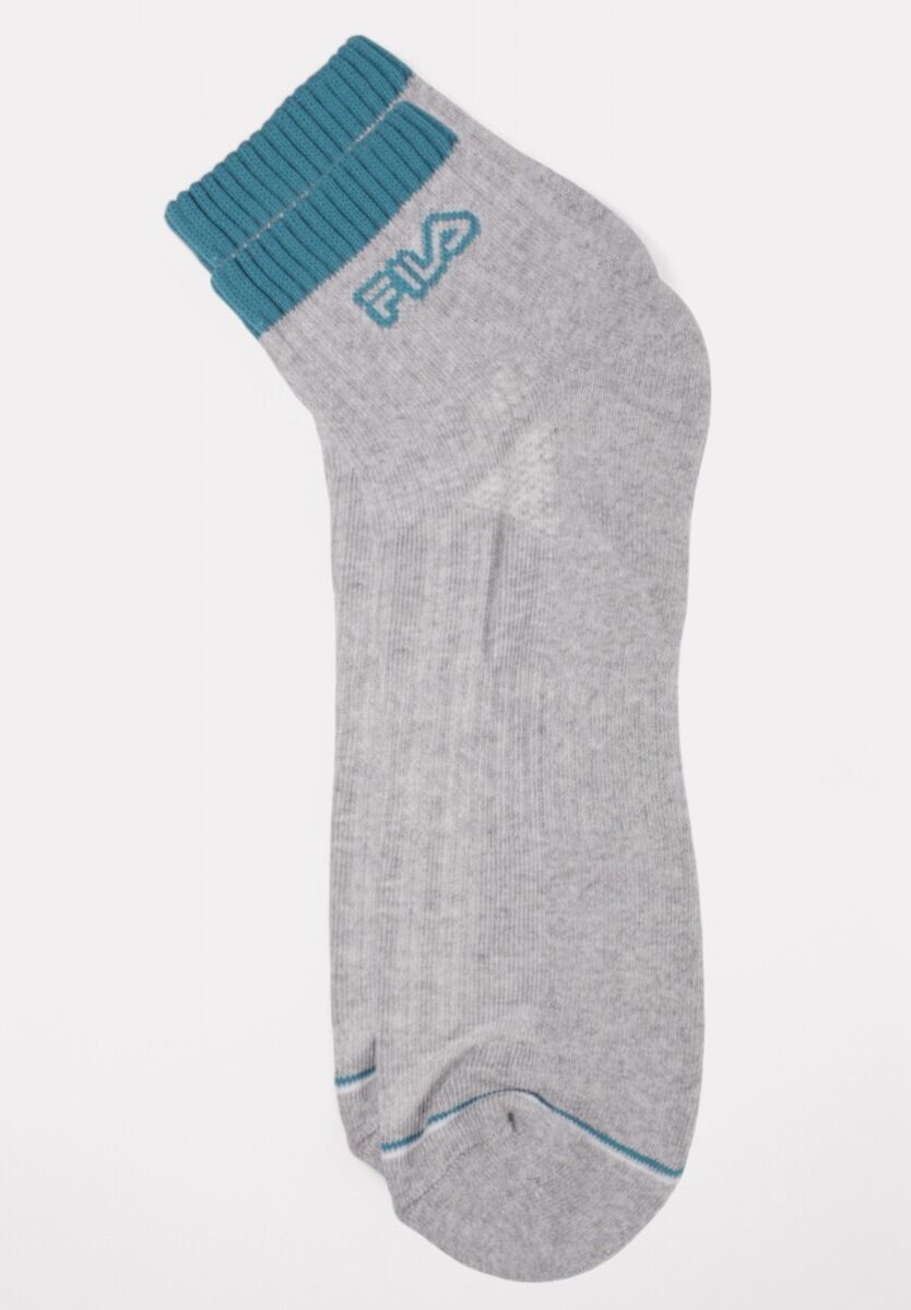 Fila Fitness Quarter Half Terry Socks White/Grey