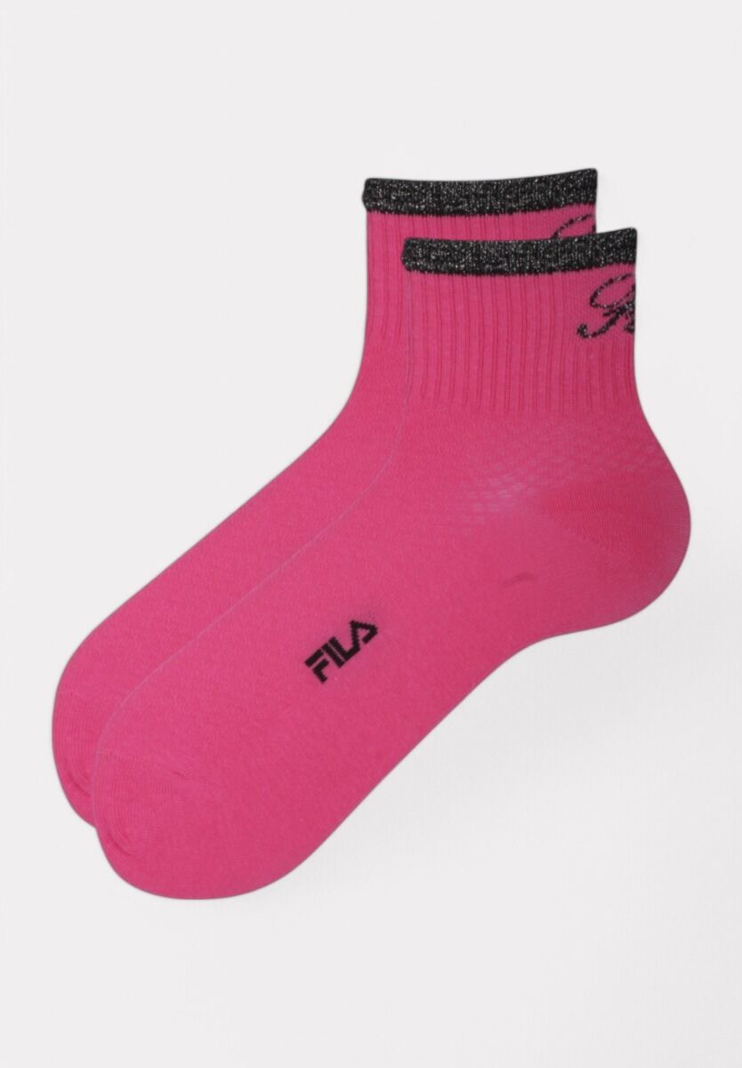 Fila Quarter Socks F6788 Fuxia - 3 τεμάχια