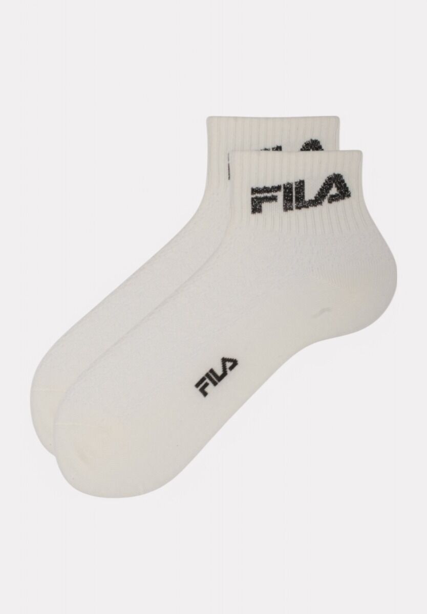 Fila Quarter Socks F6789 Sand Black - 3 τεμάχια