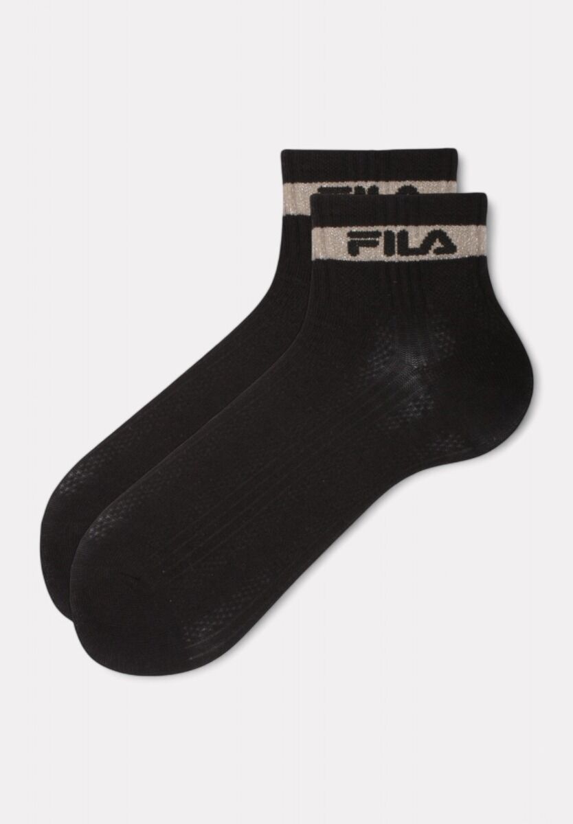 Fila Quarter Socks F6798 Black - 3 τεμάχια