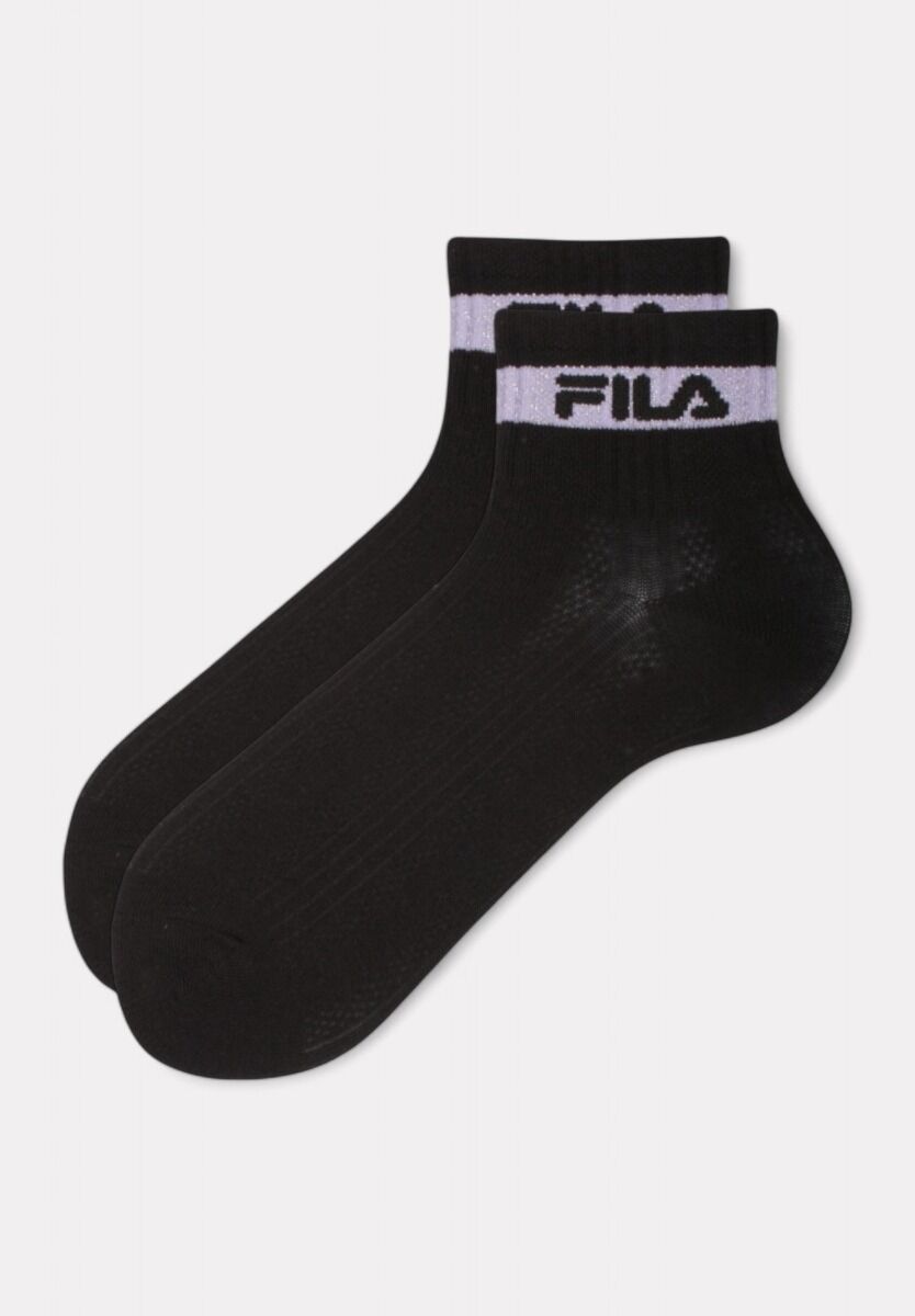 Fila Quarter Socks F6798 Black - 3 τεμάχια
