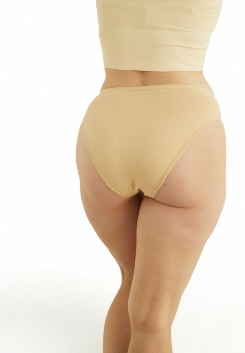 Σλιπ Mini μονόχρωμο Sexen Beige Aurelia σε οικονομική συσκευασία 5 Τεμ.