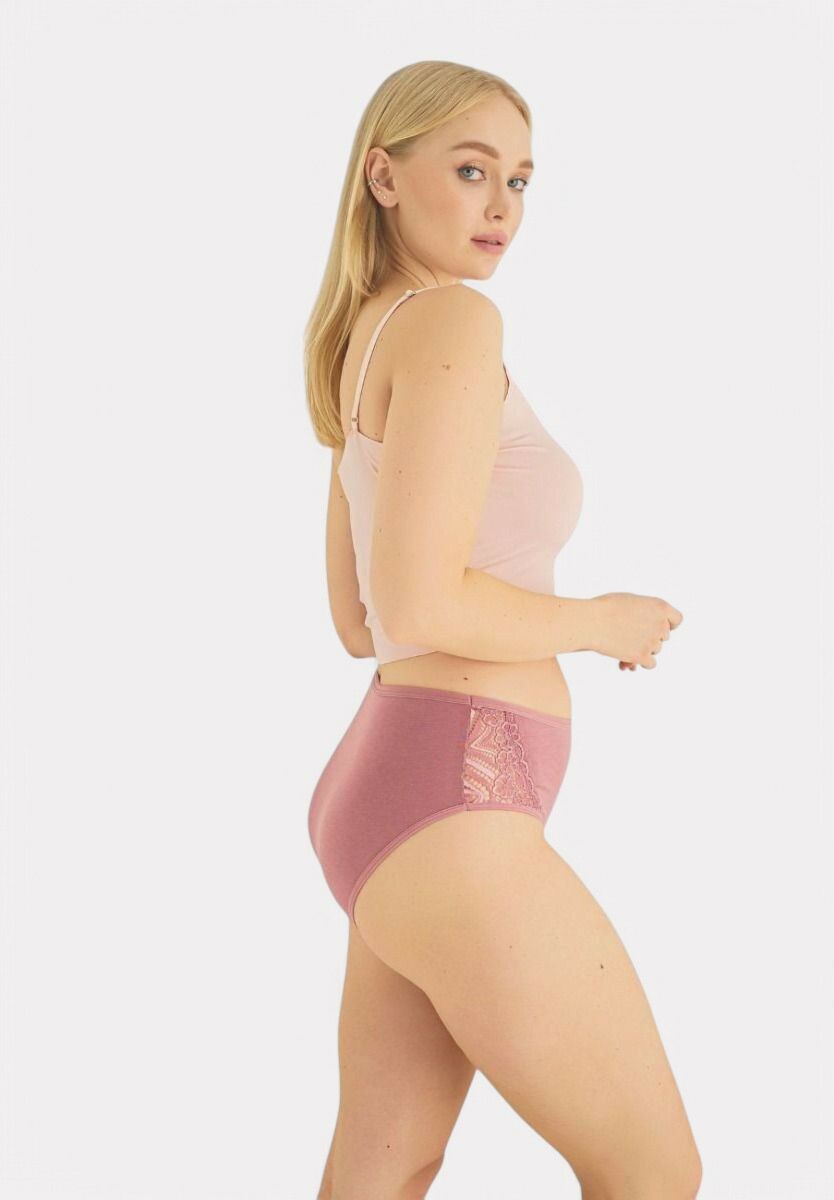 Σλιπ Sexen 2/4 ψηλοκάβαλα Sexen Lace Pastels σε οικονομική σεσκευασία 5 τεμαχίων