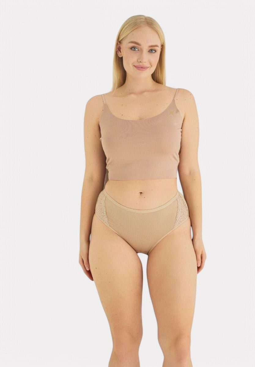 Σλιπ Sexen 2/4 ψηλοκάβαλα Sexen Lace Pastels σε οικονομική σεσκευασία 5 τεμαχίων