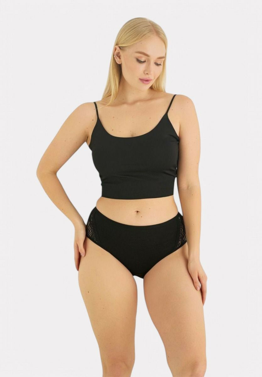 Σλιπ Sexen 2/4 ψηλοκάβαλα Sexen Lace Pastels σε οικονομική σεσκευασία 5 τεμαχίων