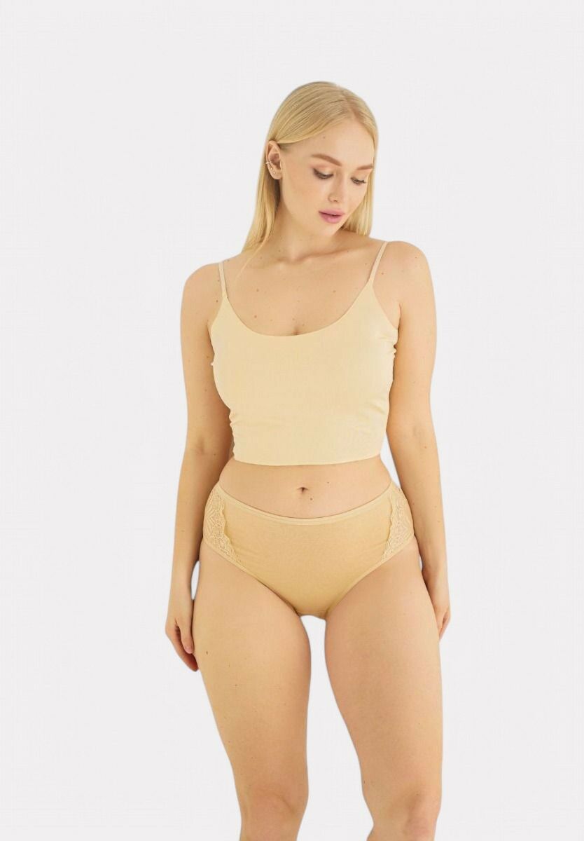Σλιπ Sexen 2/4 ψηλοκάβαλα Sexen Lace Pastels σε οικονομική σεσκευασία 5 τεμαχίων