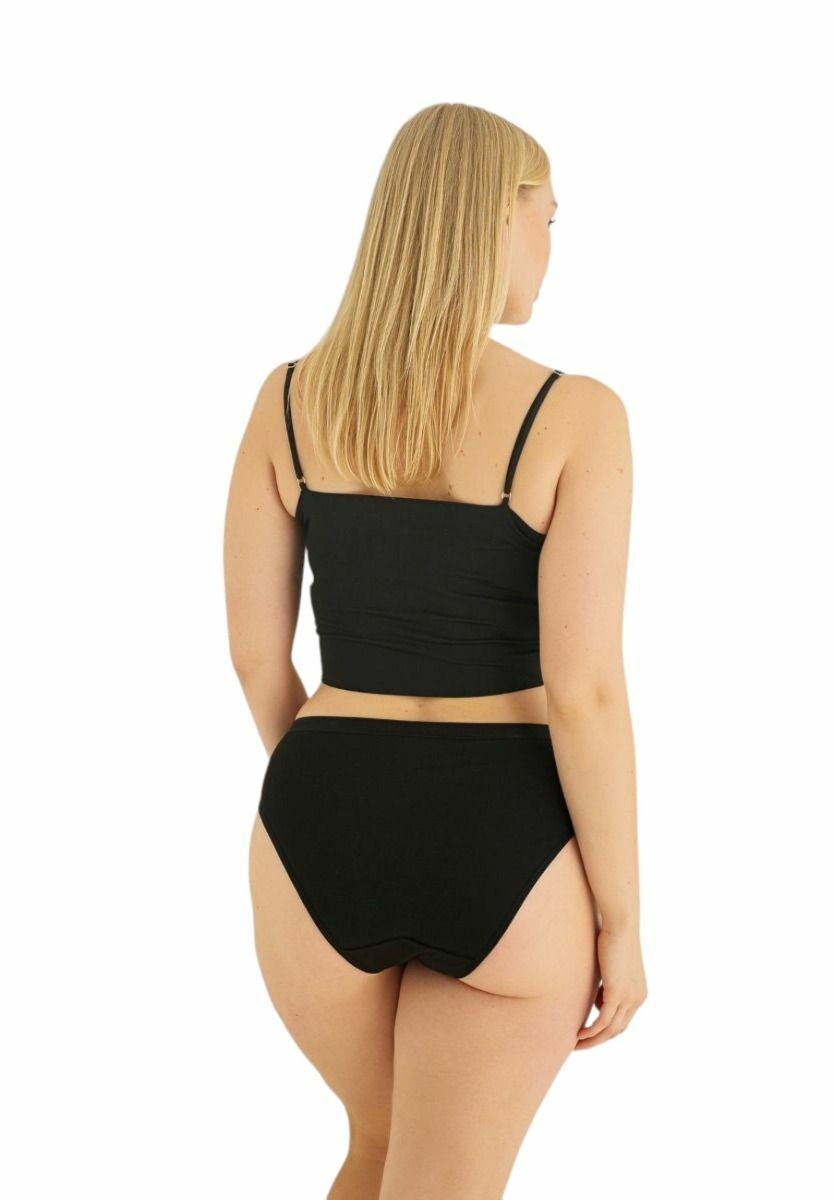 Σλίπ με εξωτερικό λάστιχο Sexen ψηλοκάβαλα Isabella Black 5 Τεμ.
