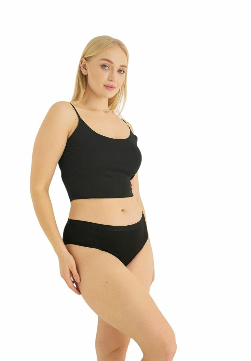 Σλίπ με εξωτερικό λάστιχο Sexen ψηλοκάβαλα Isabella Black 5 Τεμ.