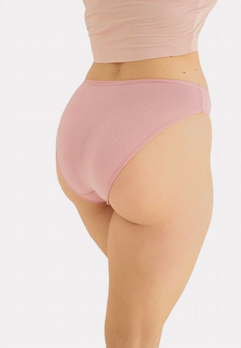Σλιπ γυναικεία mini ψηλοκάβαλα Sexen πουά Laura 5 τεμάχια