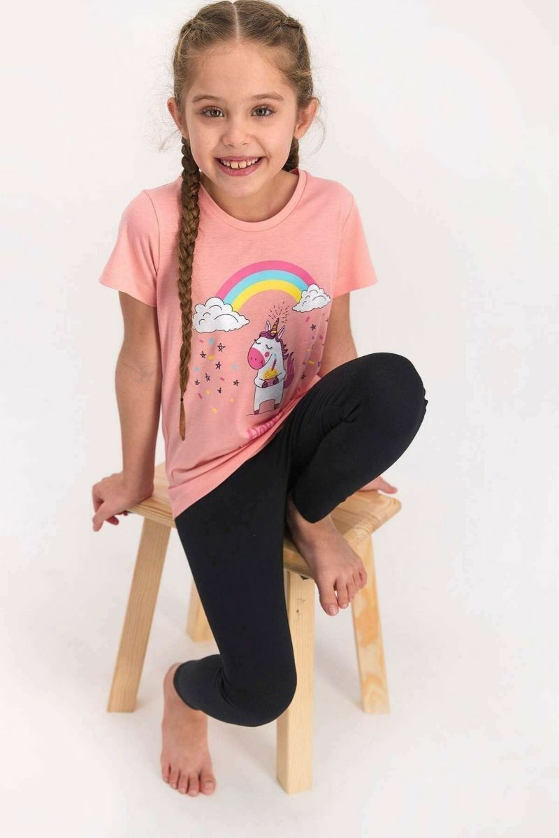 Πιτζάμα παιδική με κολάν  Rolypoly Unicorn
