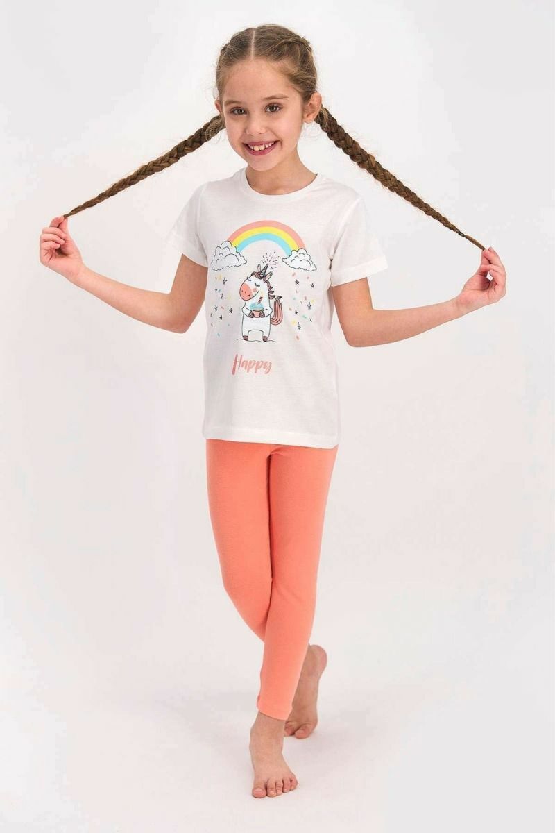 Πιτζάμα παιδική με κολάν  Rolypoly Unicorn