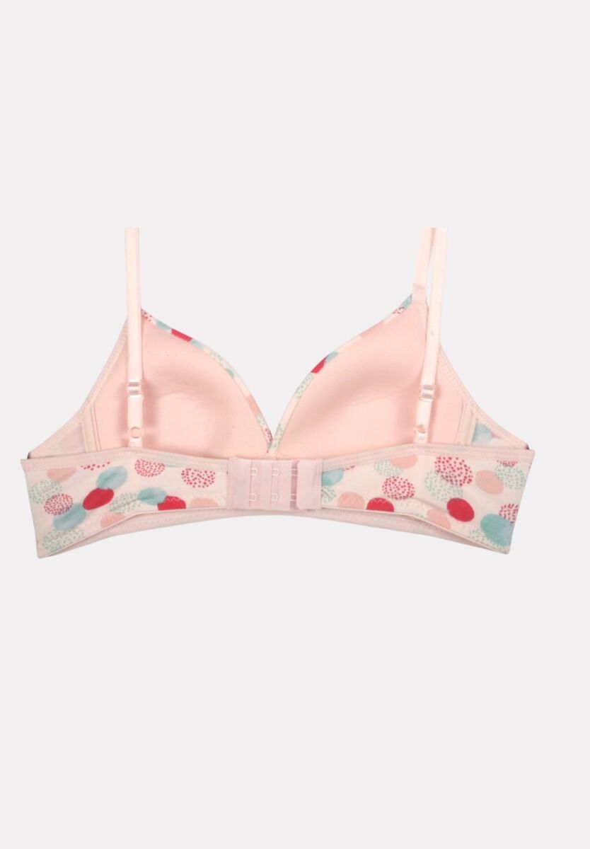 Σουτιέν Εφηβικό Βαμβακερό Biyo Kids Dots Baby Pink