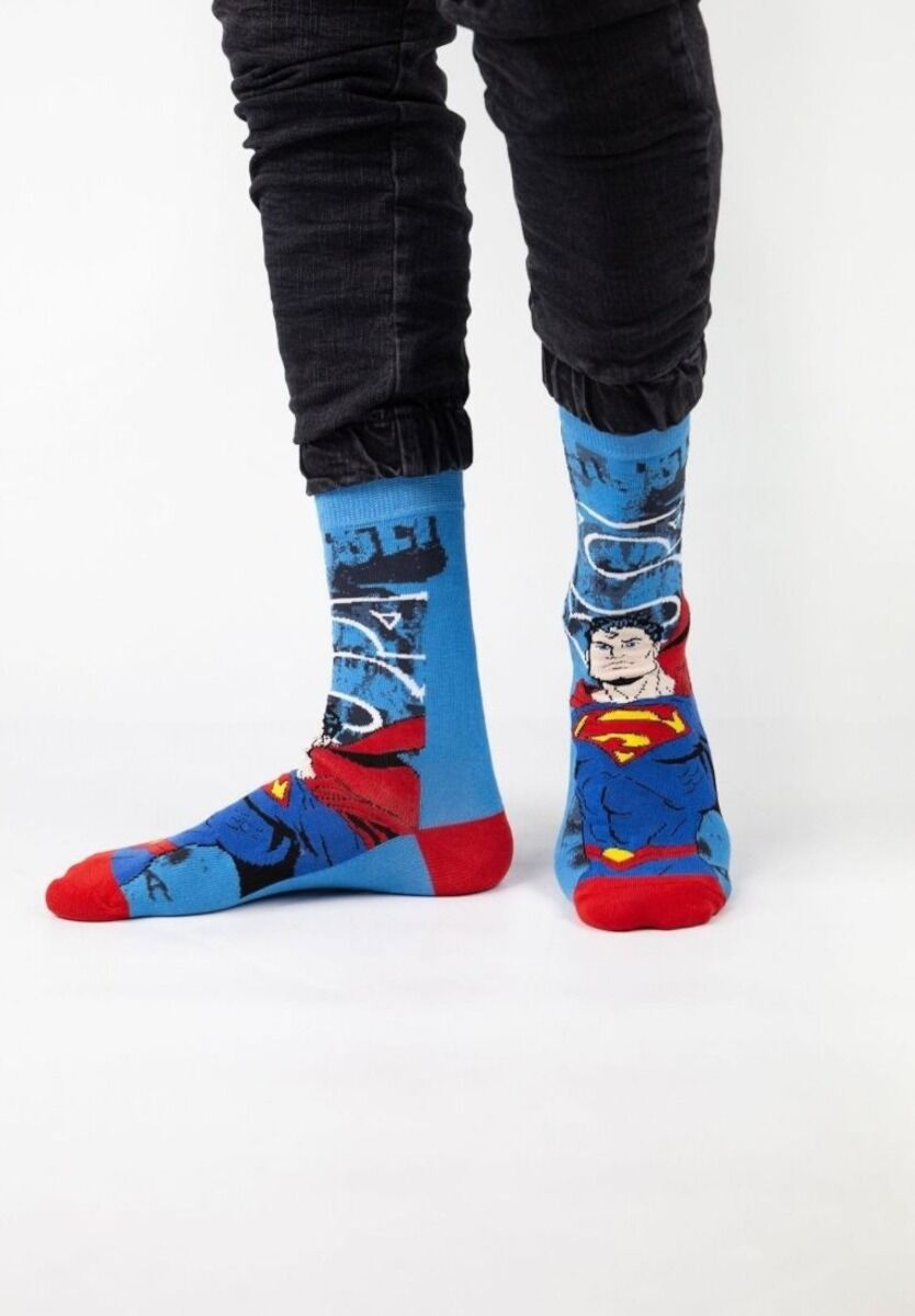 Κάλτσες ανδρικές Superman Blue Cimpa