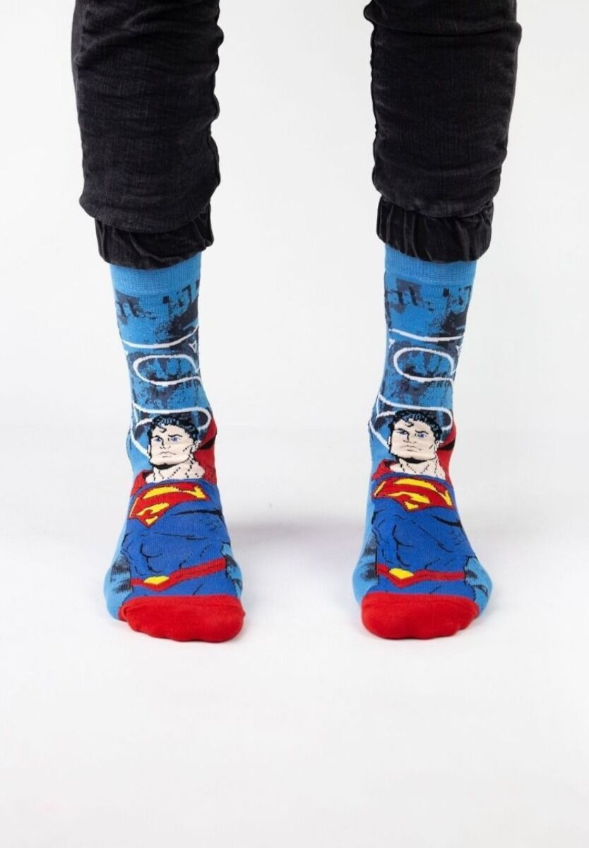 Κάλτσες ανδρικές Superman Blue Cimpa