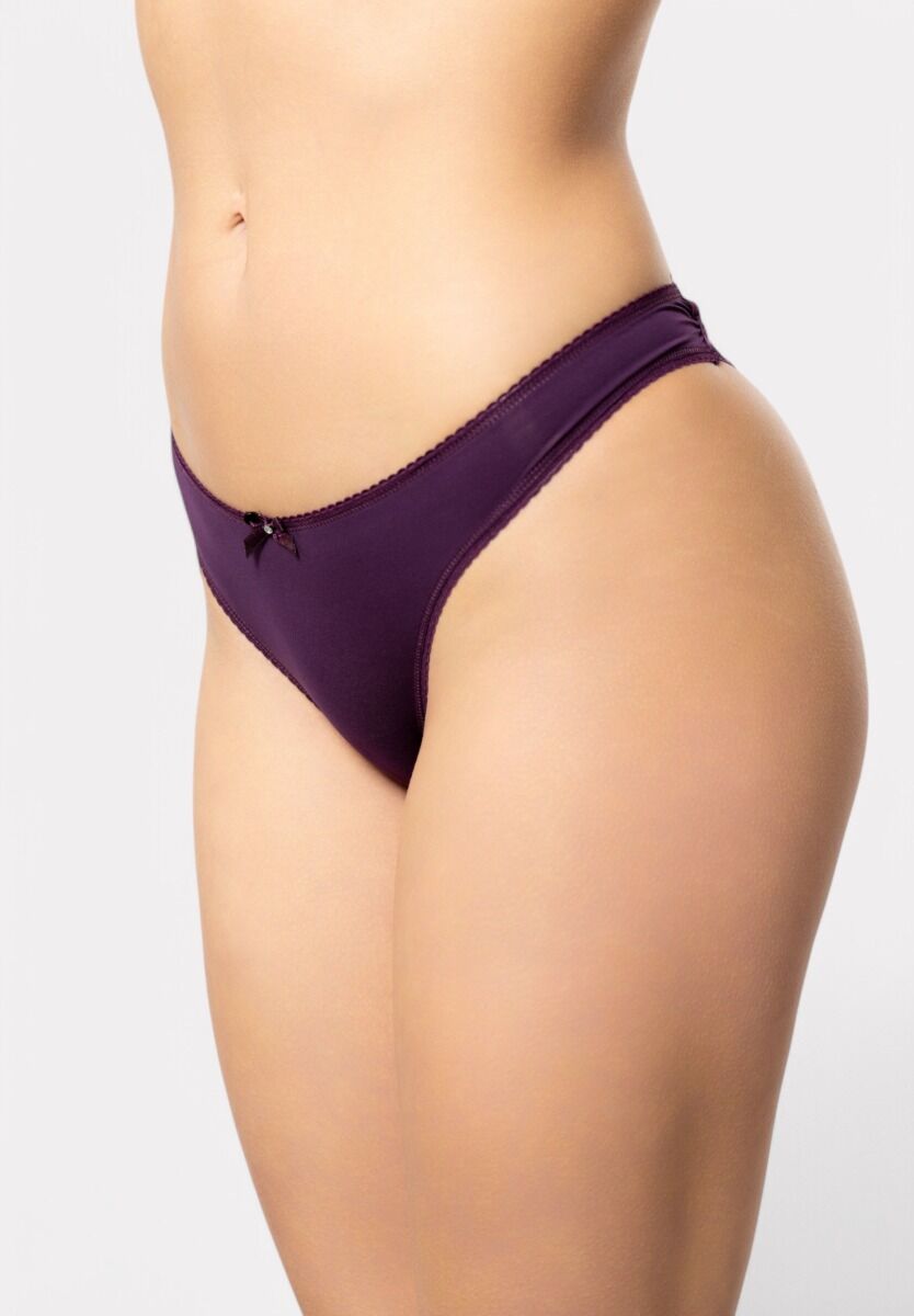 Στρινγκ Cottonhill με Strass Purple Shine