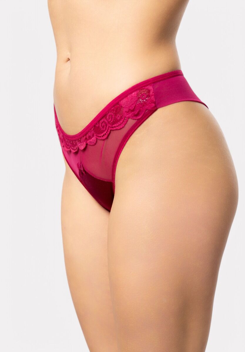 Brazil Cottonhill με διαφάνεια Burgundy Chic