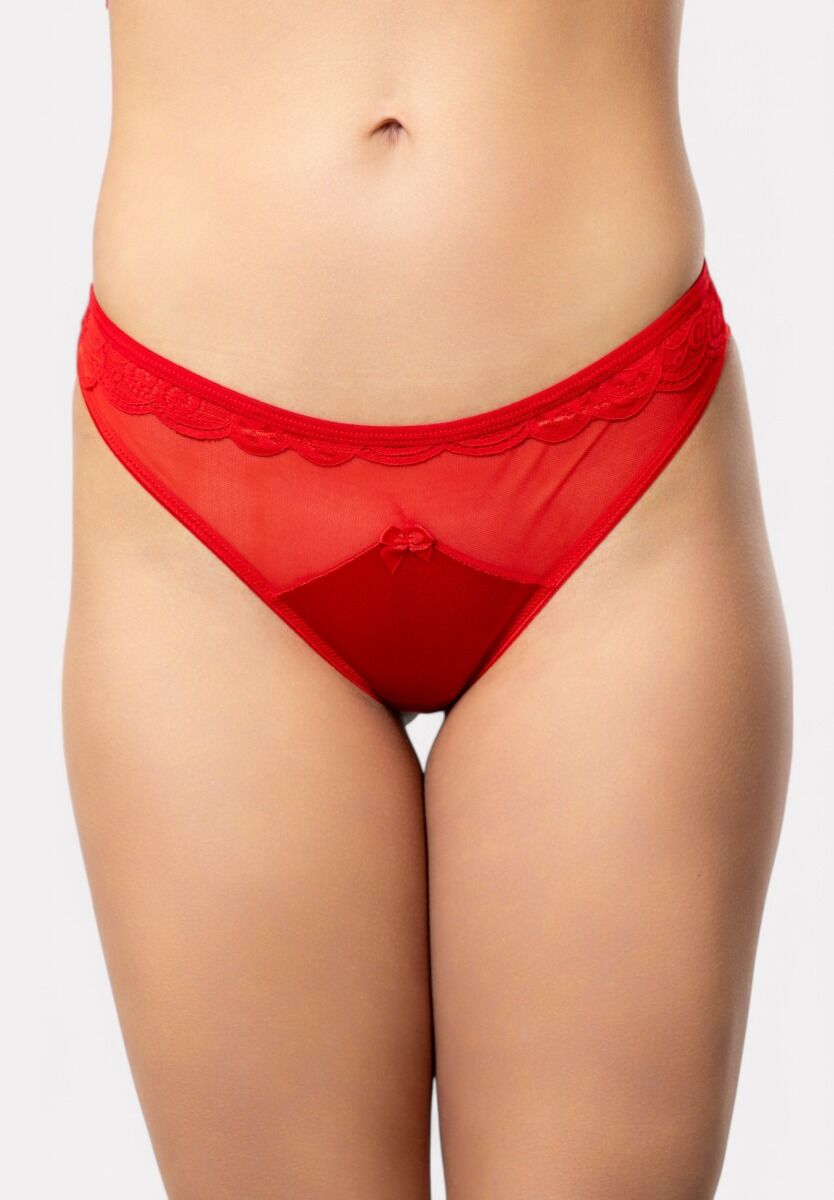 Brazil Cottonhill με διαφάνεια Red Chic
