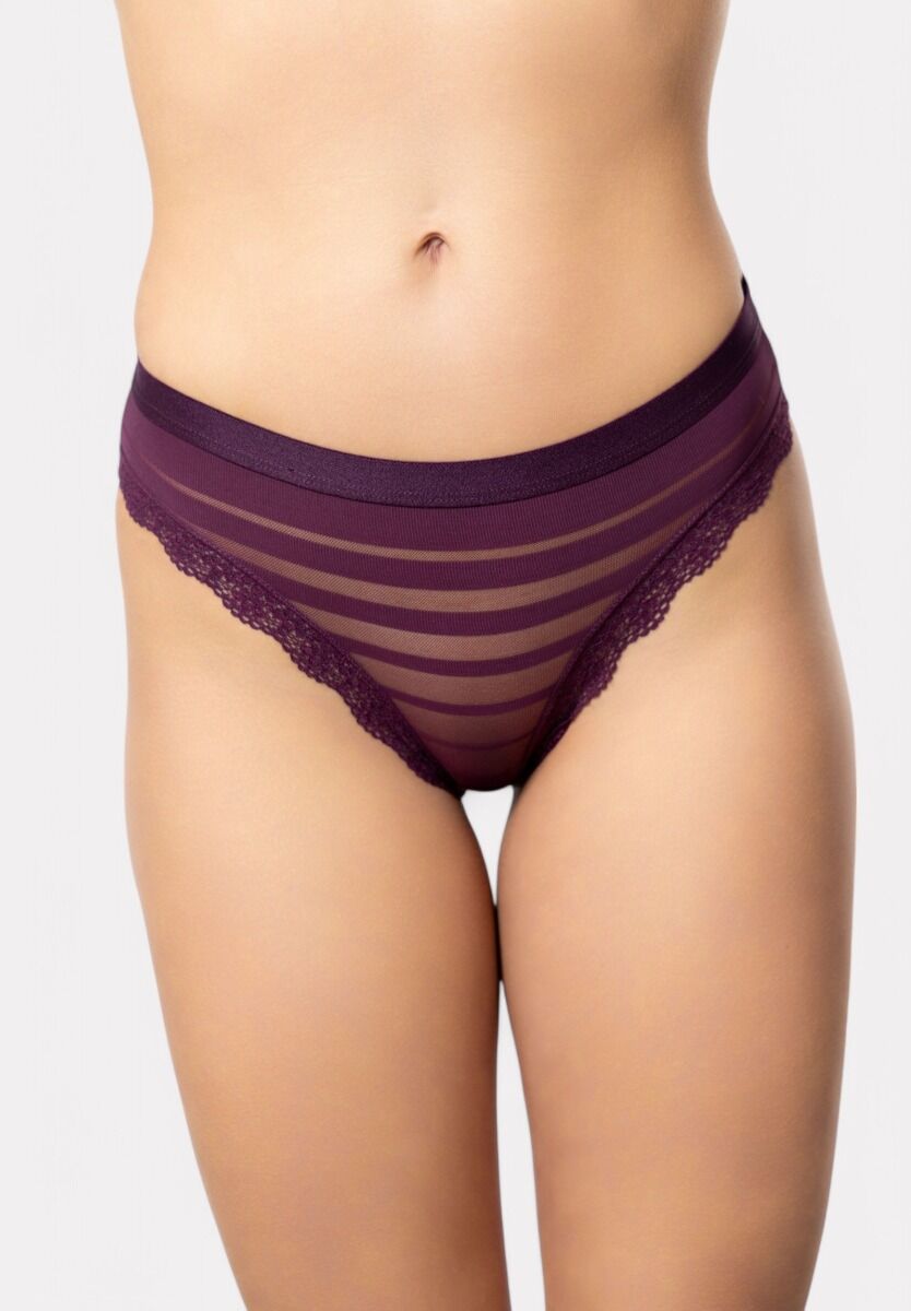 Σλιπ Cottonhill με διαφάνεια Purple Dream