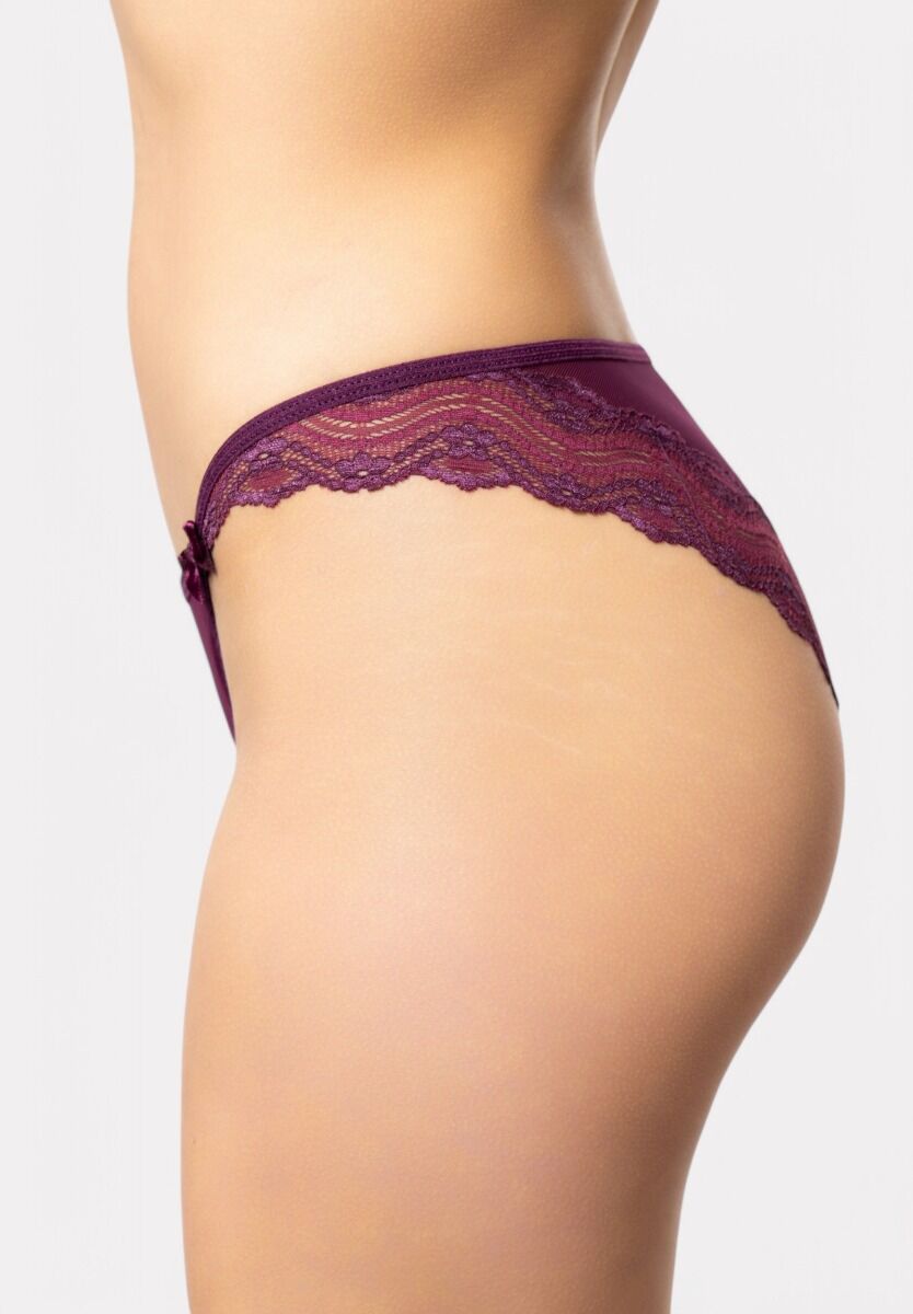 Brazil Cottonhill με δαντέλα Purple Little Bow