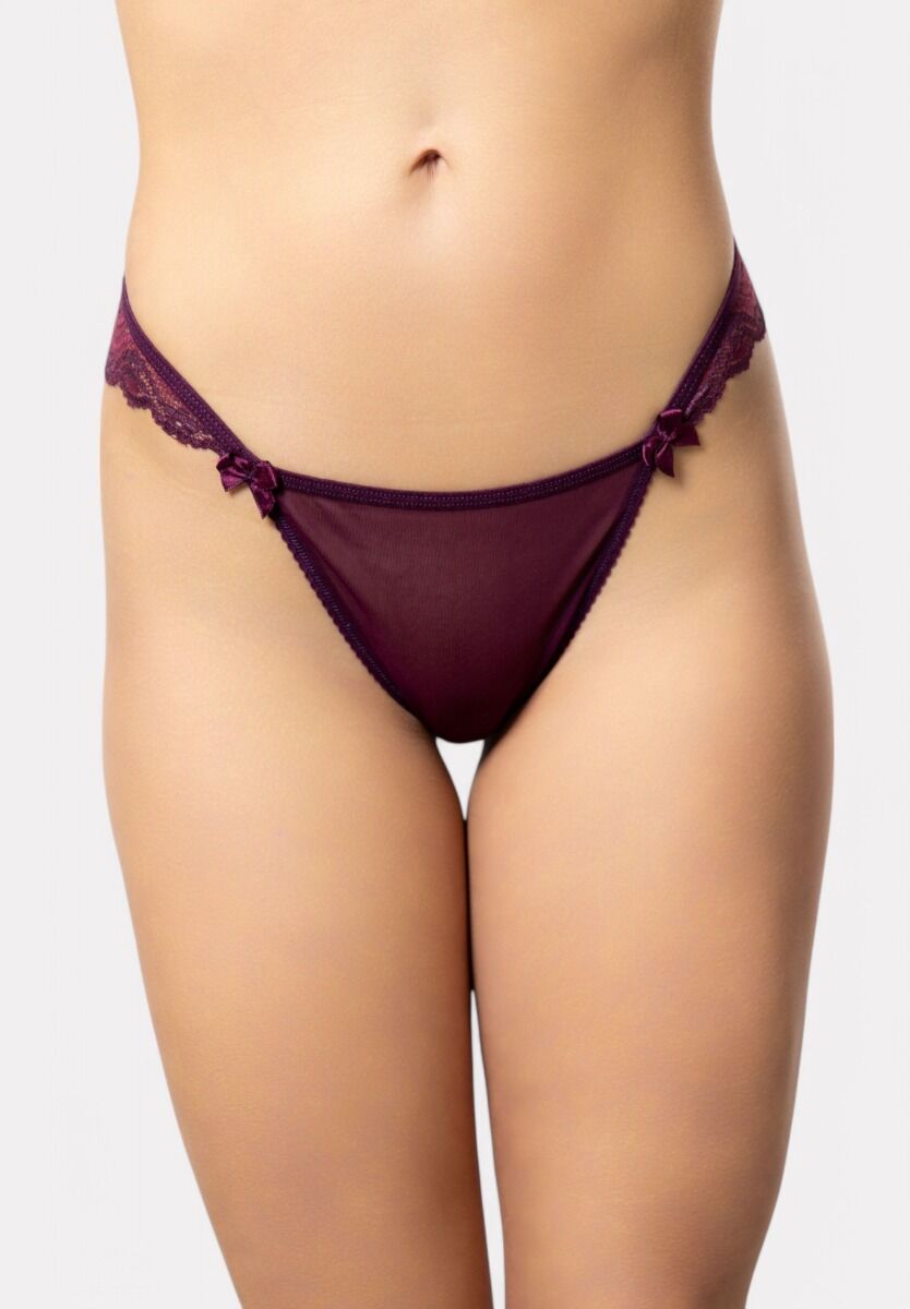 Brazil Cottonhill με δαντέλα Purple Little Bow