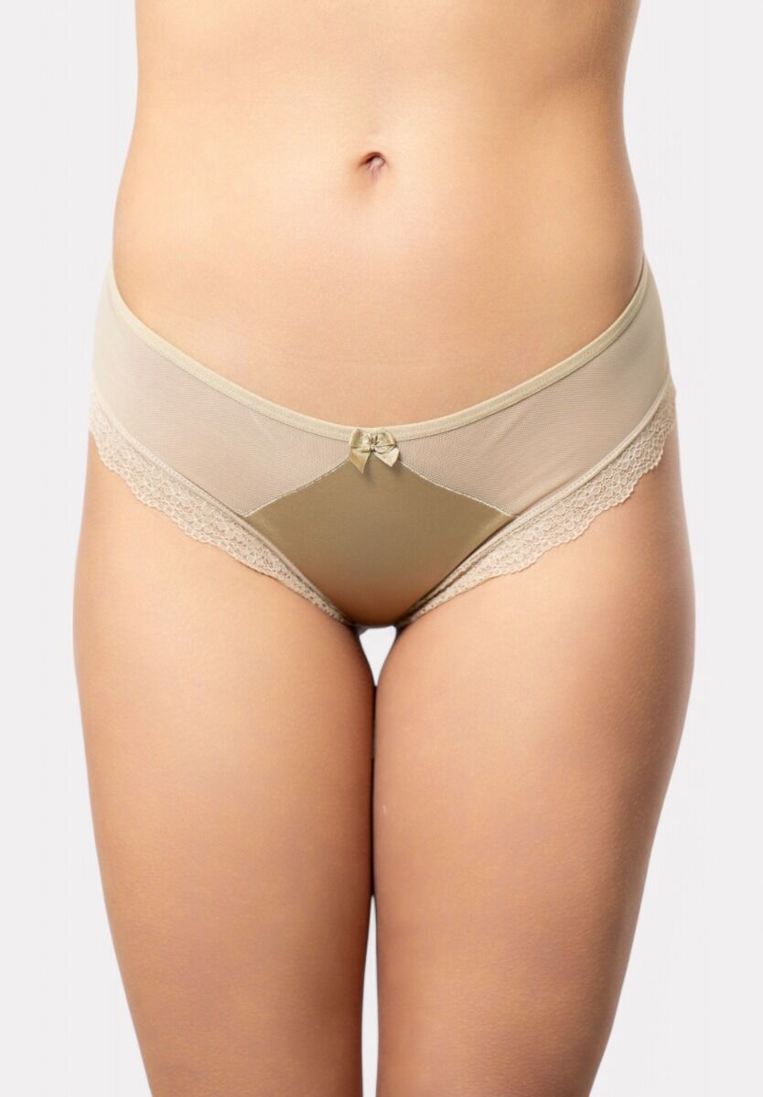 Brazil Cottonhill με διαφάνεια Beige  Satin & Lines