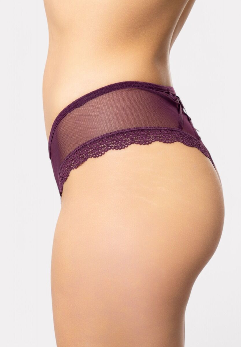 Brazil Cottonhill με διαφάνεια Purple Satin & Lines