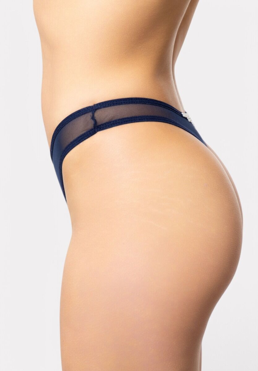 Στρινγκ Cottonhill με Strass Blue Diamond