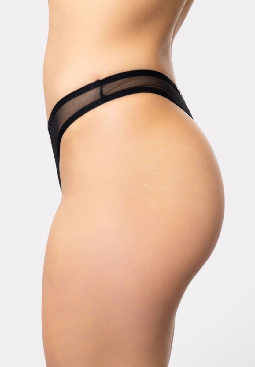 Στρινγκ Cottonhill με Strass Black Diamond
