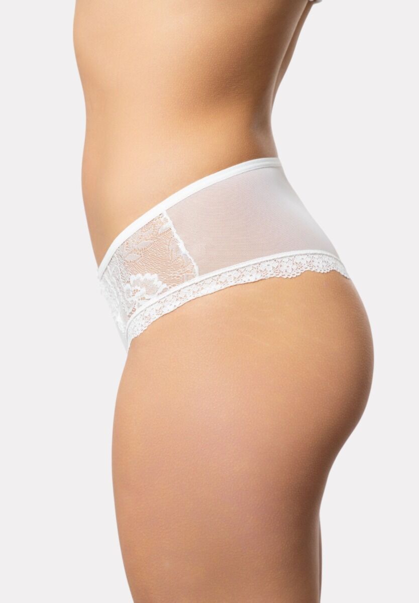 Hipster Cottonhill με δαντέλα White  Lilly