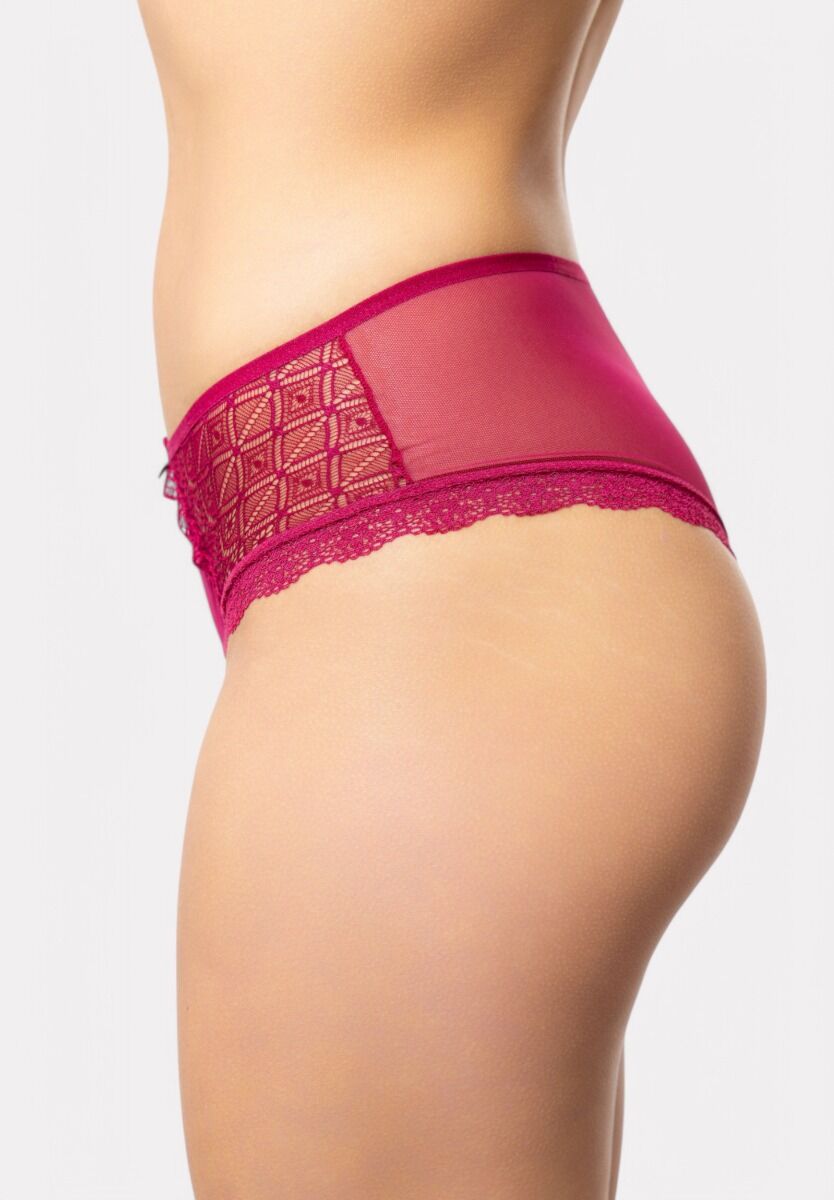 Hipster Cottonhill με δαντέλα Burgundy Lilly