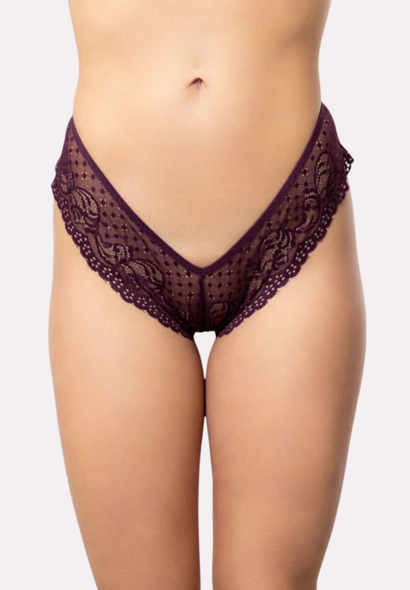 Brazil Cottonhill με Σχοινάκια & Στρας Purple Strass