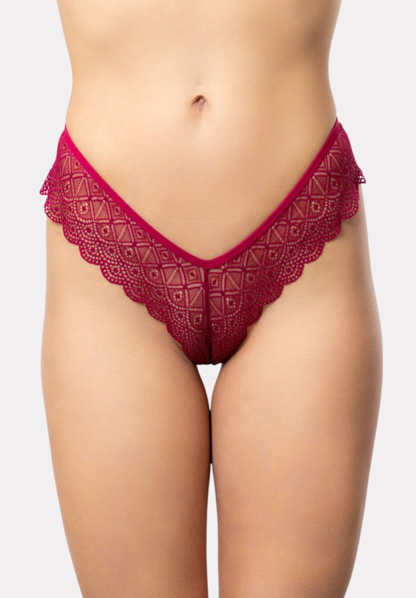 Brazil Cottonhill με Σχοινάκια & Στρας Red Strass