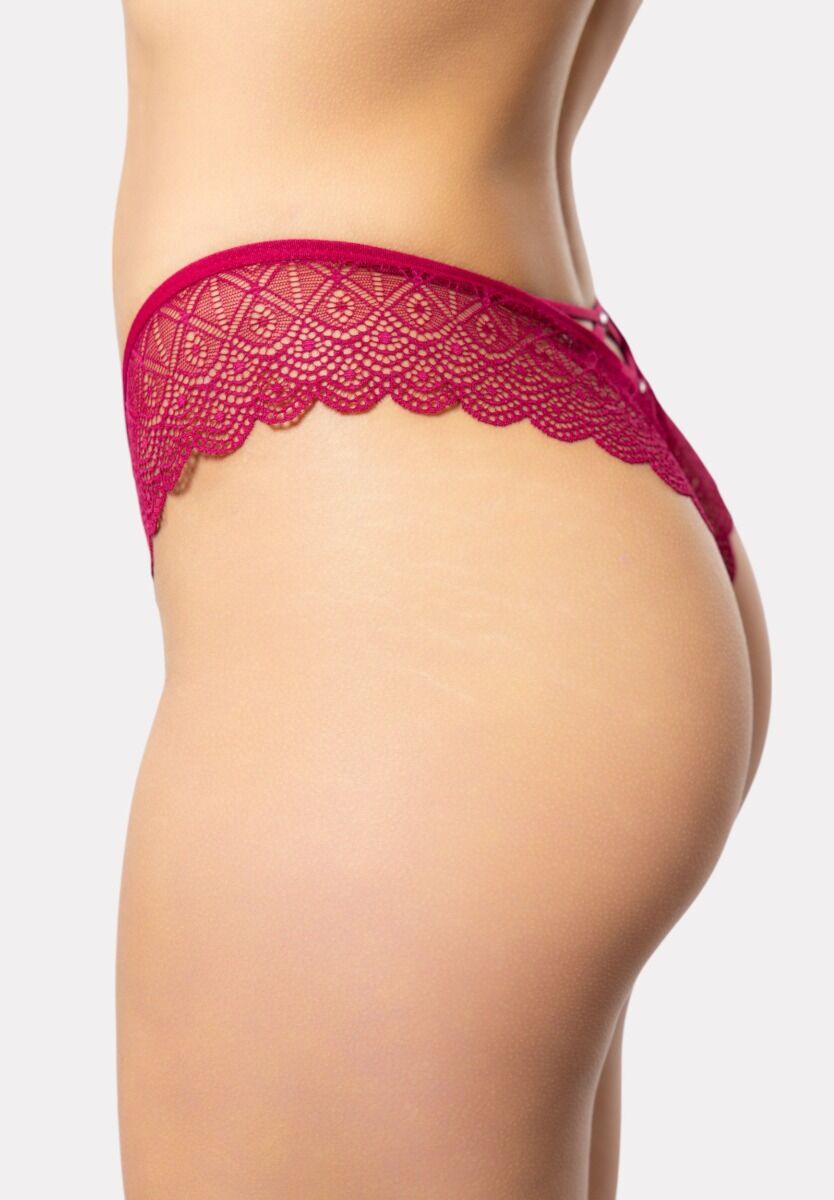 Brazil Cottonhill με Σχοινάκια & Στρας Red Strass