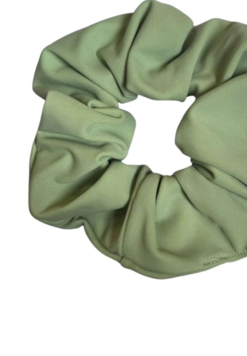 Shiny Scrunchie Dark Mint