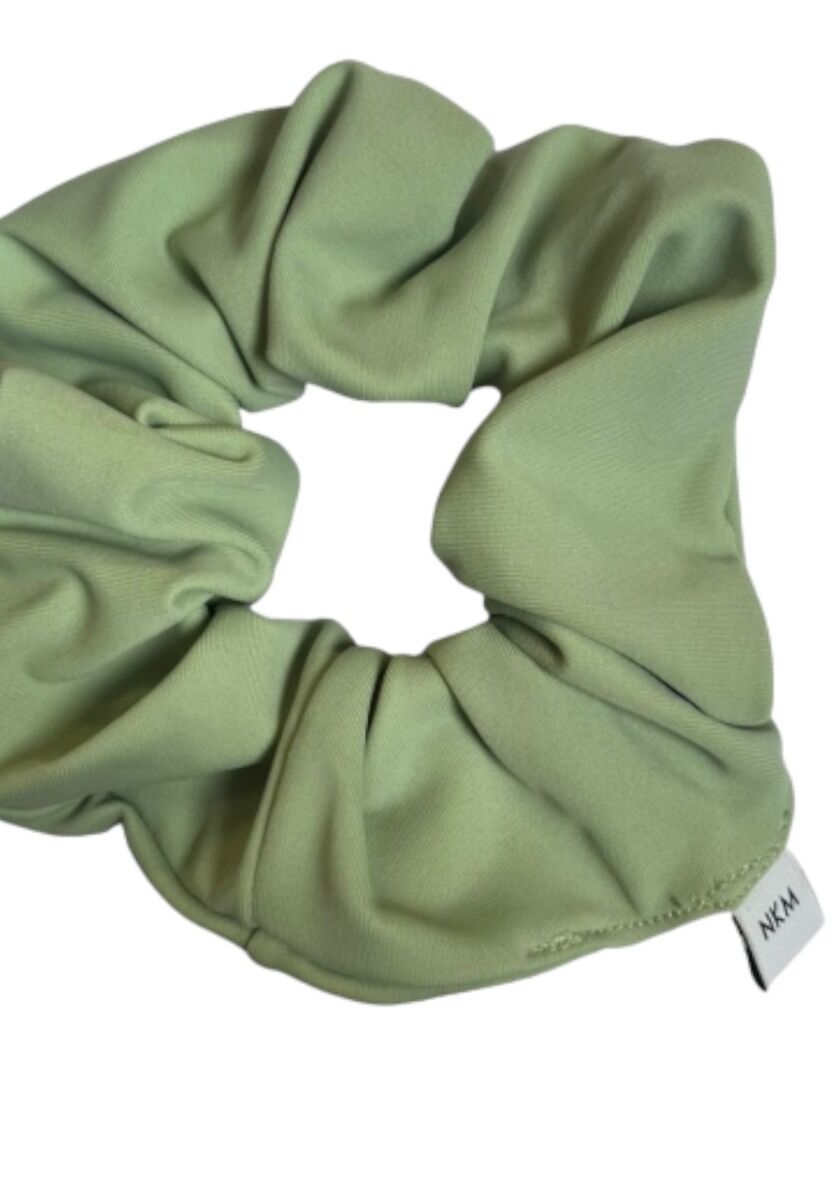 Shiny Scrunchie Dark Mint