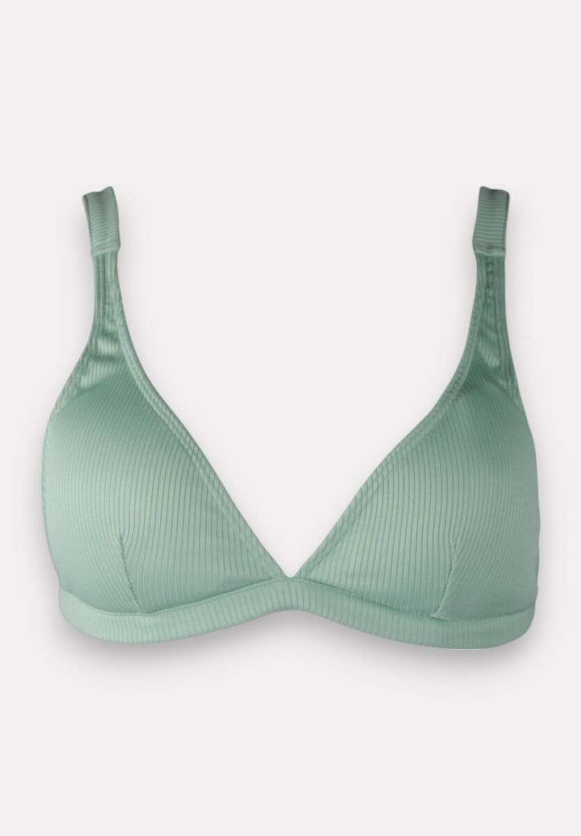 Μαγιό γυναικείο Bikini Set – Τριγωνικό Top & Ψηλόμεσο Aquamarine
