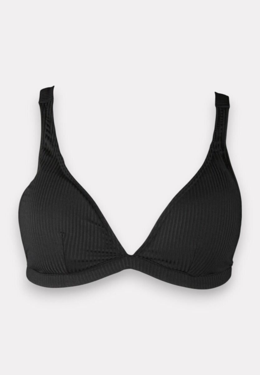 Μαγιό γυναικείο Bikini Set – Τριγωνικό Top & Ψηλόμεσο Black