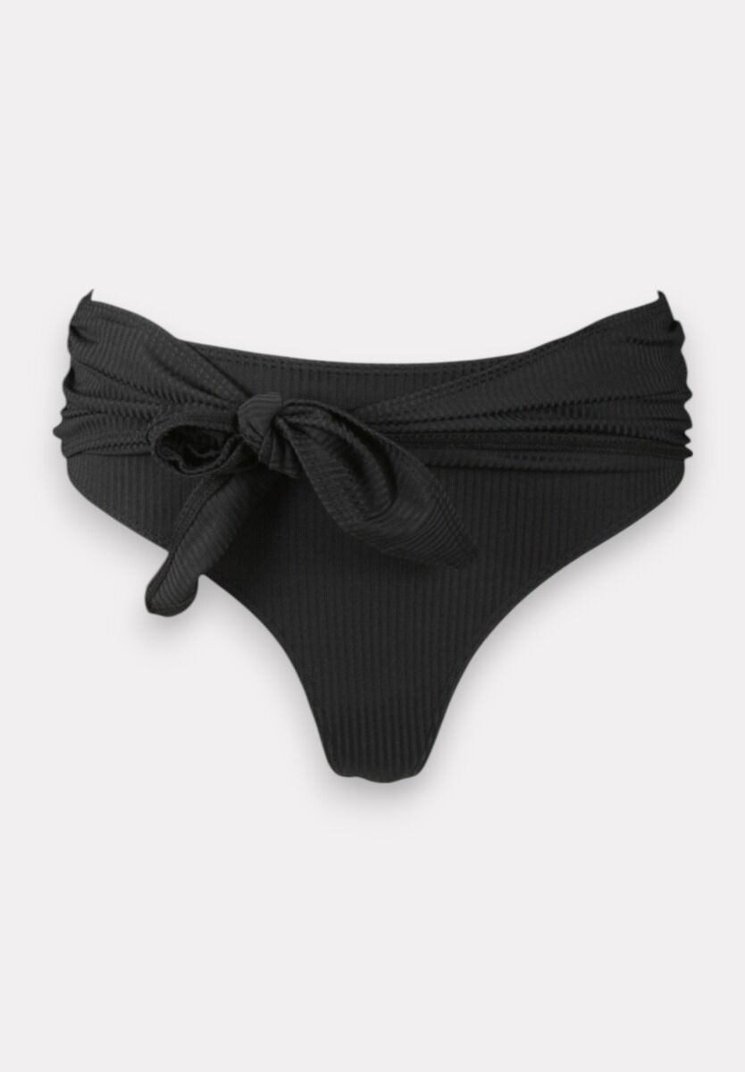 Μαγιό γυναικείο Bikini Set – Τριγωνικό Top & Ψηλόμεσο Black