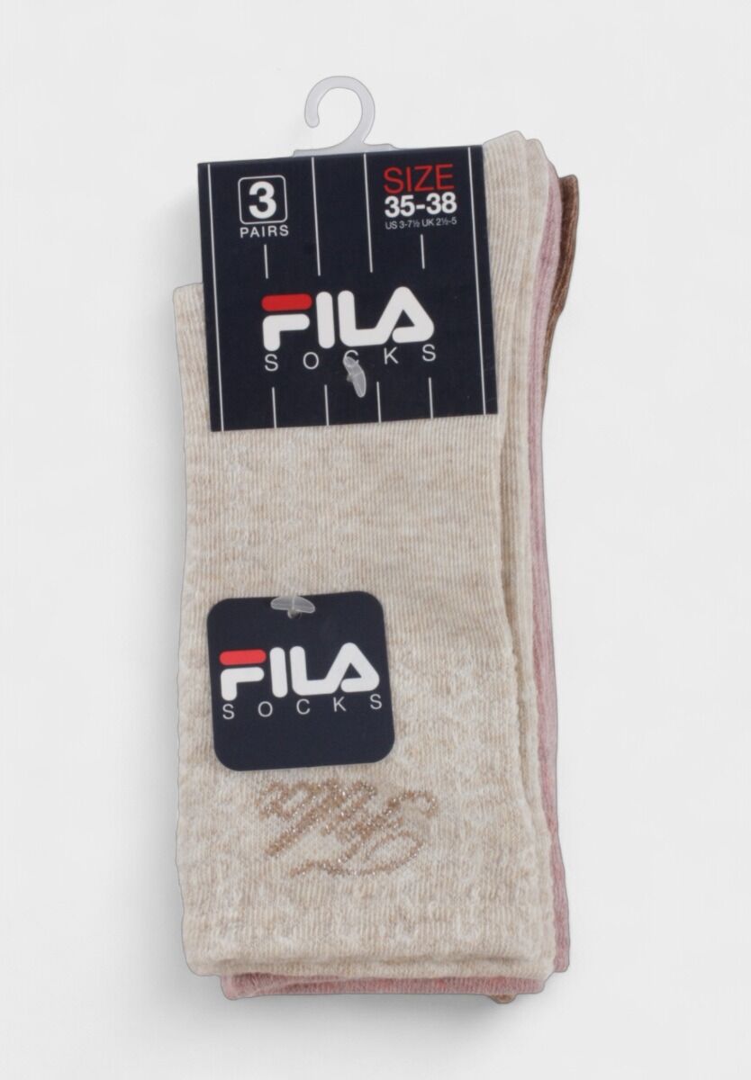 Fila παιδικές κάλτσες για κορίτσι F8271 Milkshake – συσκευασία τριών τεμαχίων