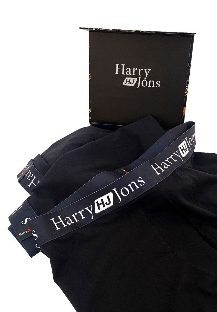 Boxer Harry Jons Black 3 Τεμ.