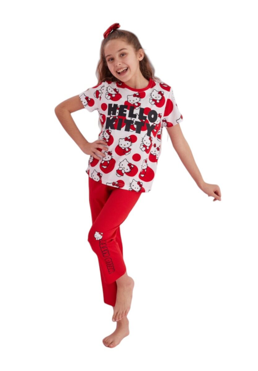 Πιτζάμα παιδική με μακρύ παντελόνι Hello Kitty Fresh Morning