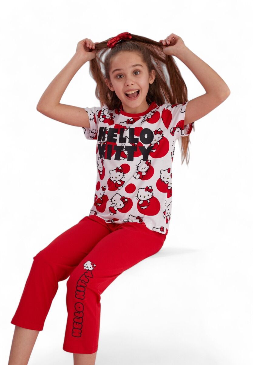 Πιτζάμα παιδική με μακρύ παντελόνι Hello Kitty Fresh Morning