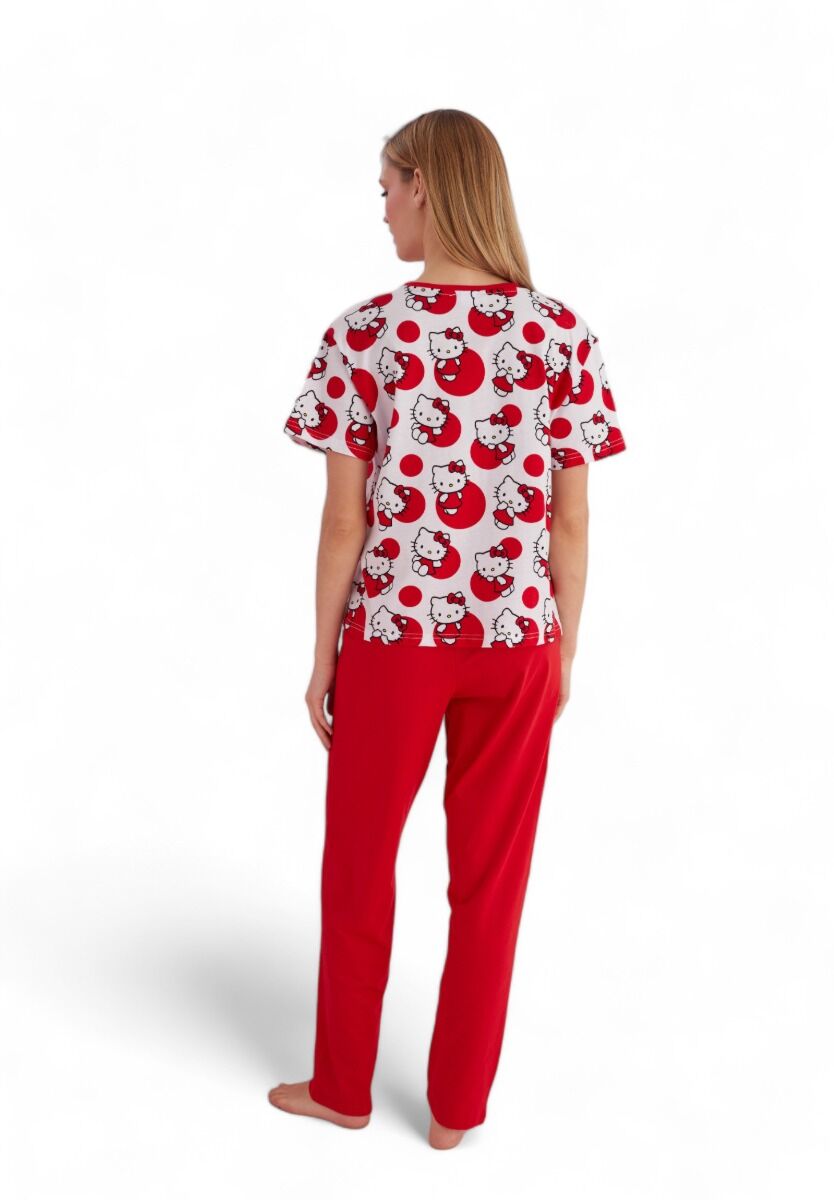 Πιτζάμα γυναικεία με μακρύ παντελόνι Hello Kitty Fresh Morning