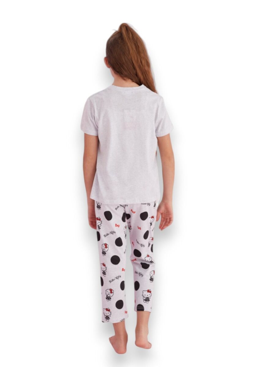 Πιτζάμα παιδική με μακρύ παντελόνι Hello Kitty Love