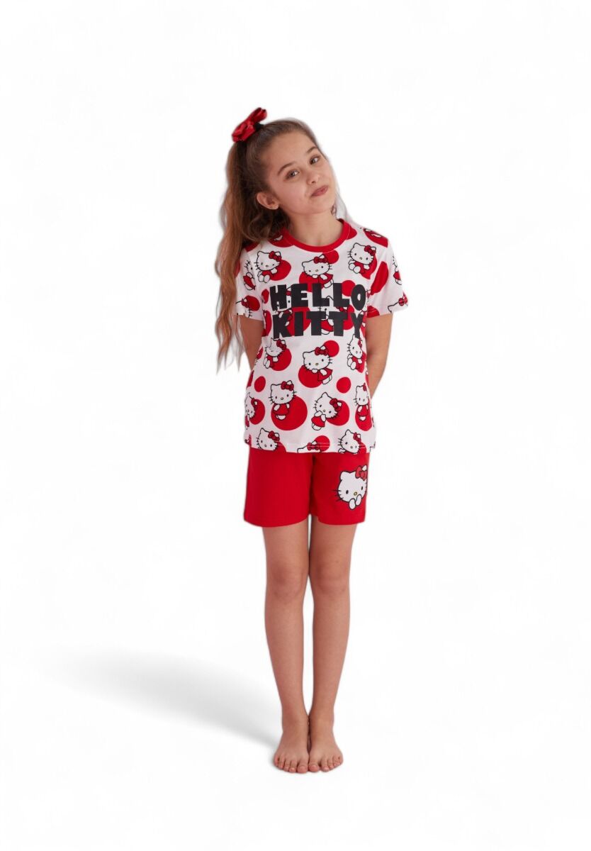 Πιτζάμα παιδική με σορτσάκι Hello Kitty Fresh Morning