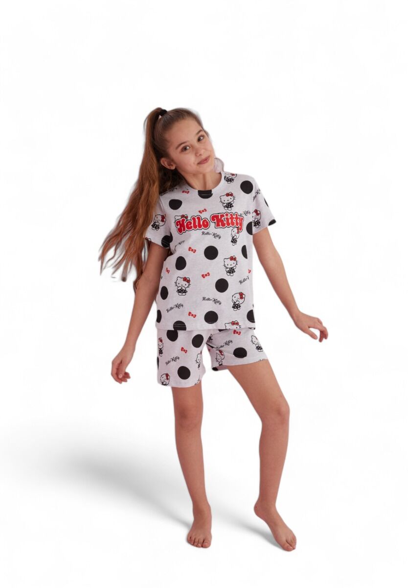 Πιτζάμα παιδική με σορτσάκι Hello Kitty Joy