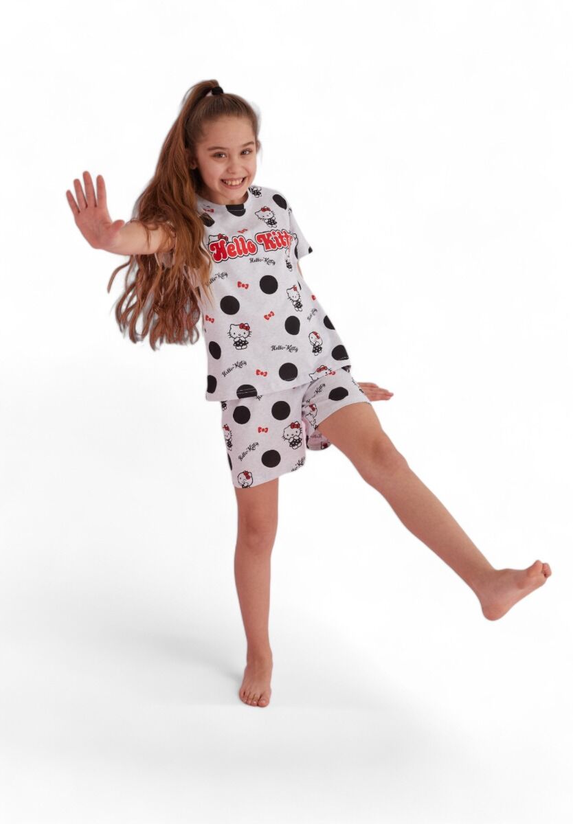 Πιτζάμα παιδική με σορτσάκι Hello Kitty Joy