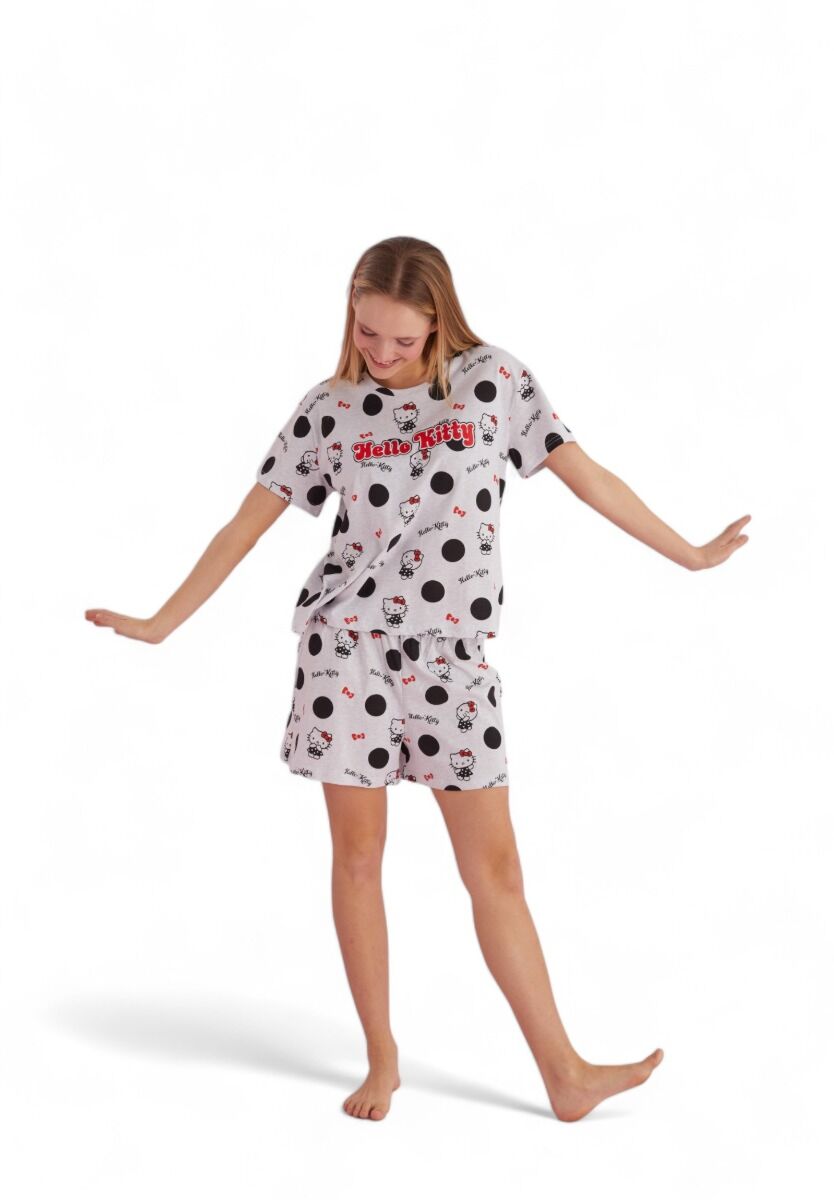 Πιτζάμα γυναικεία με σορτσάκι Hello Kitty Joy