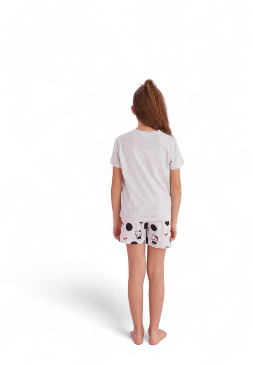 Πιτζάμα παιδική με σορτσάκι Hello Kitty Love